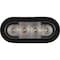 Buyers Products 6 Inch LED Oval Strobe Light with Amber/Clear LEDs and Clear Lens SL62AC - alternate 2
